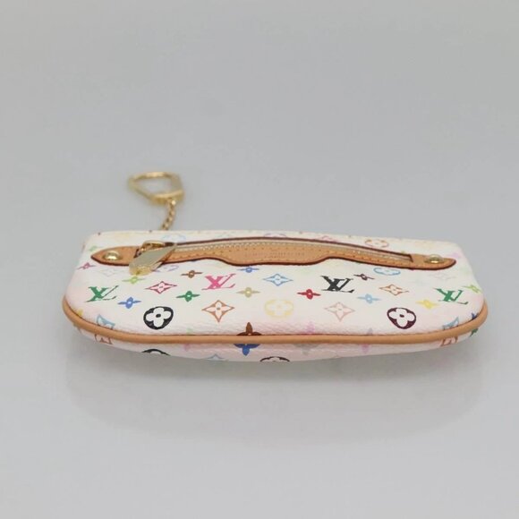 LOUIS VUITTON Monogram Multicolor Pochette MM Pouch White M60028 LV Auth 134908V - Picture 8 of 16